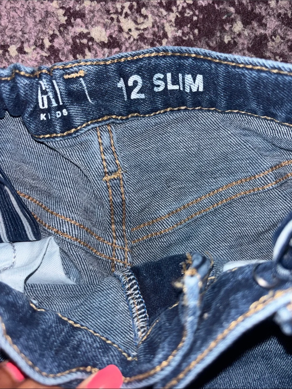 Slim Fit Distressed boys Jeans - Dark Blue